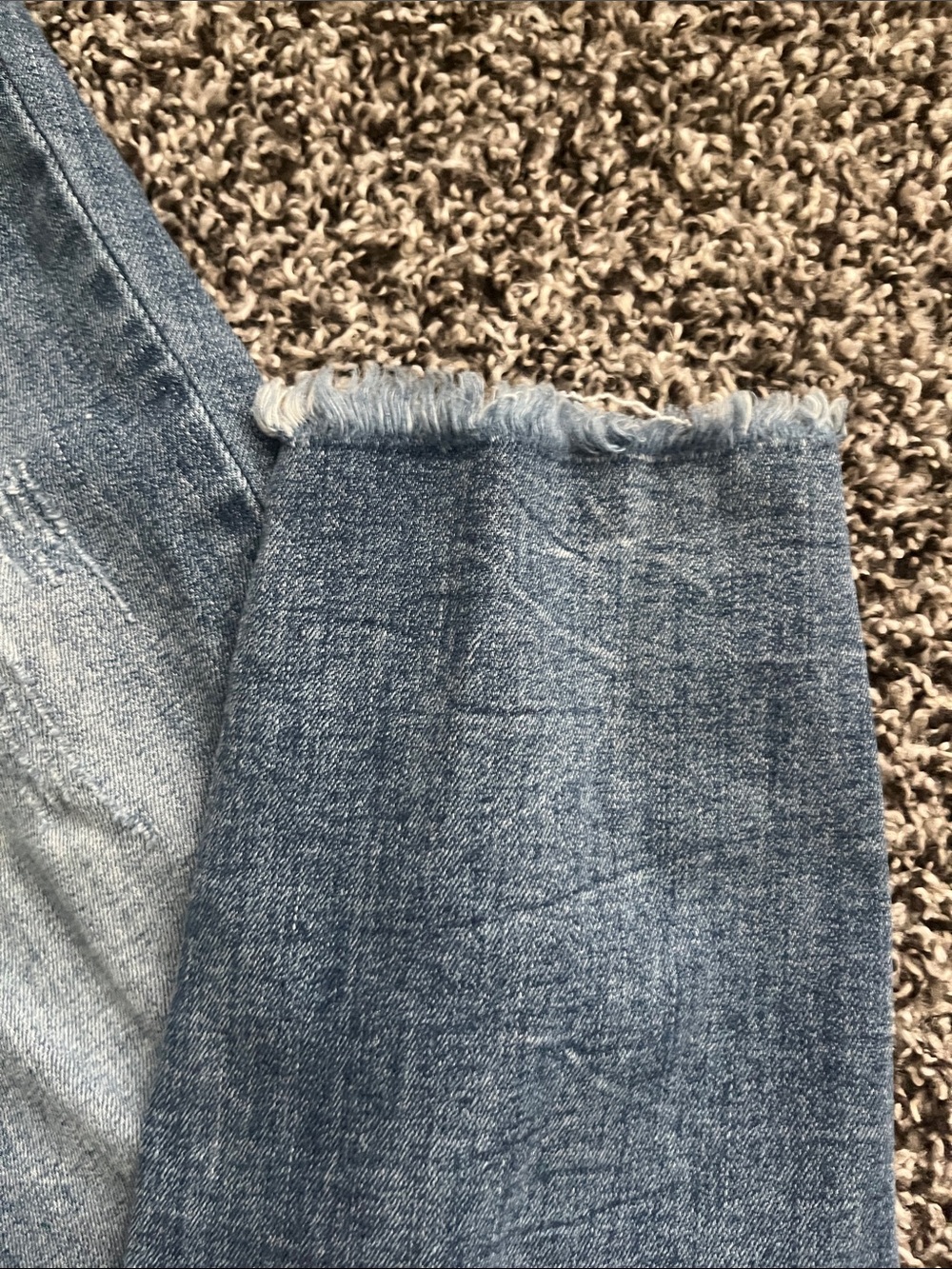 KanCan Distressed Button-Fly Ankle Jeans - Blue - Picture 3 of 5